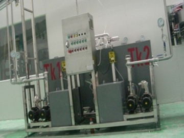 加氯水溶液混合及自動(dòng)檢測(cè)系統(tǒng)